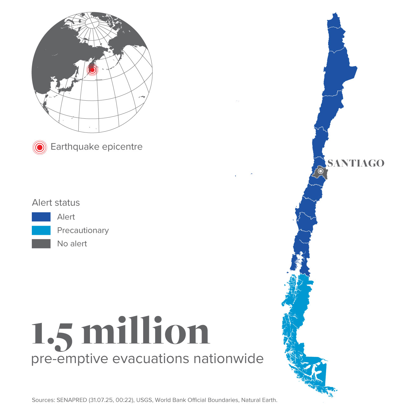 Map of Chile