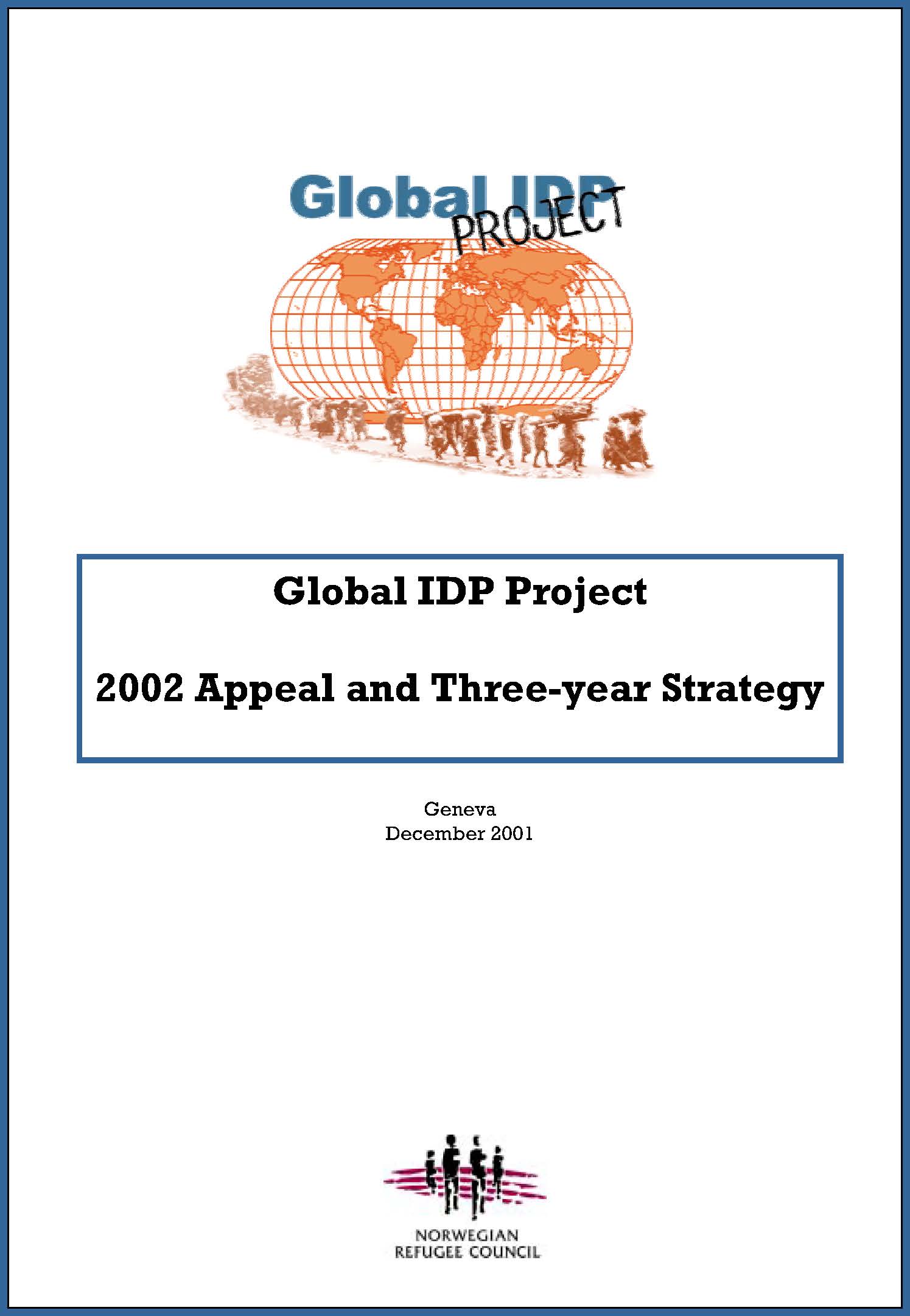 2002 Appeal and Three-year Strategy