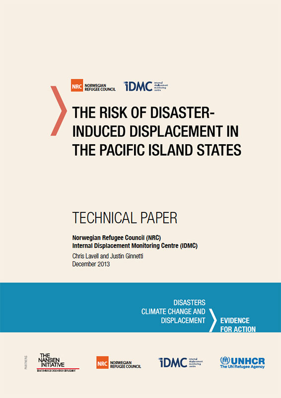 Technical paper: The risk of disaster-induced displacement in the Pacific island states