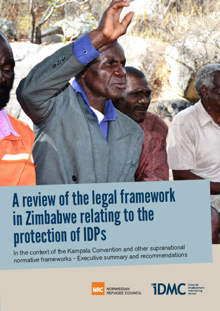 A review of the legal framework in Zimbabwe relating to the protection of IDPs