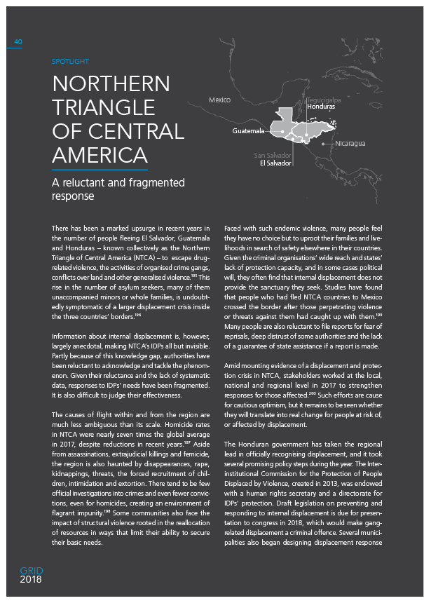 Northern Triangle of Central America: A reluctant and fragmented response
