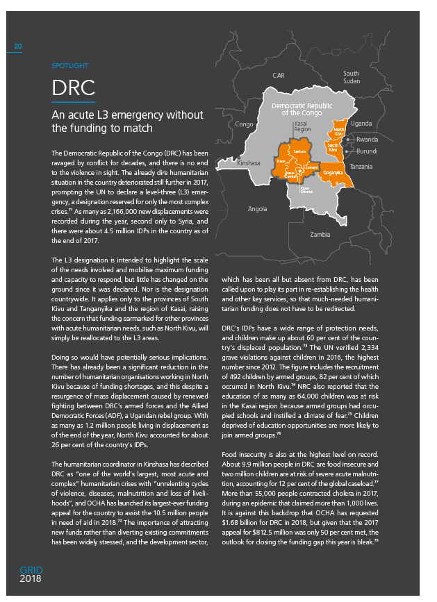DRC: An acute L3 emergency without the funding to match