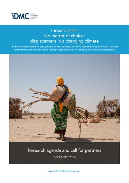No matter of choice: displacement in a changing climate
