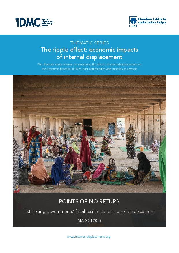 Points of no return - Estimating governments' fiscal resilience to internal displacement