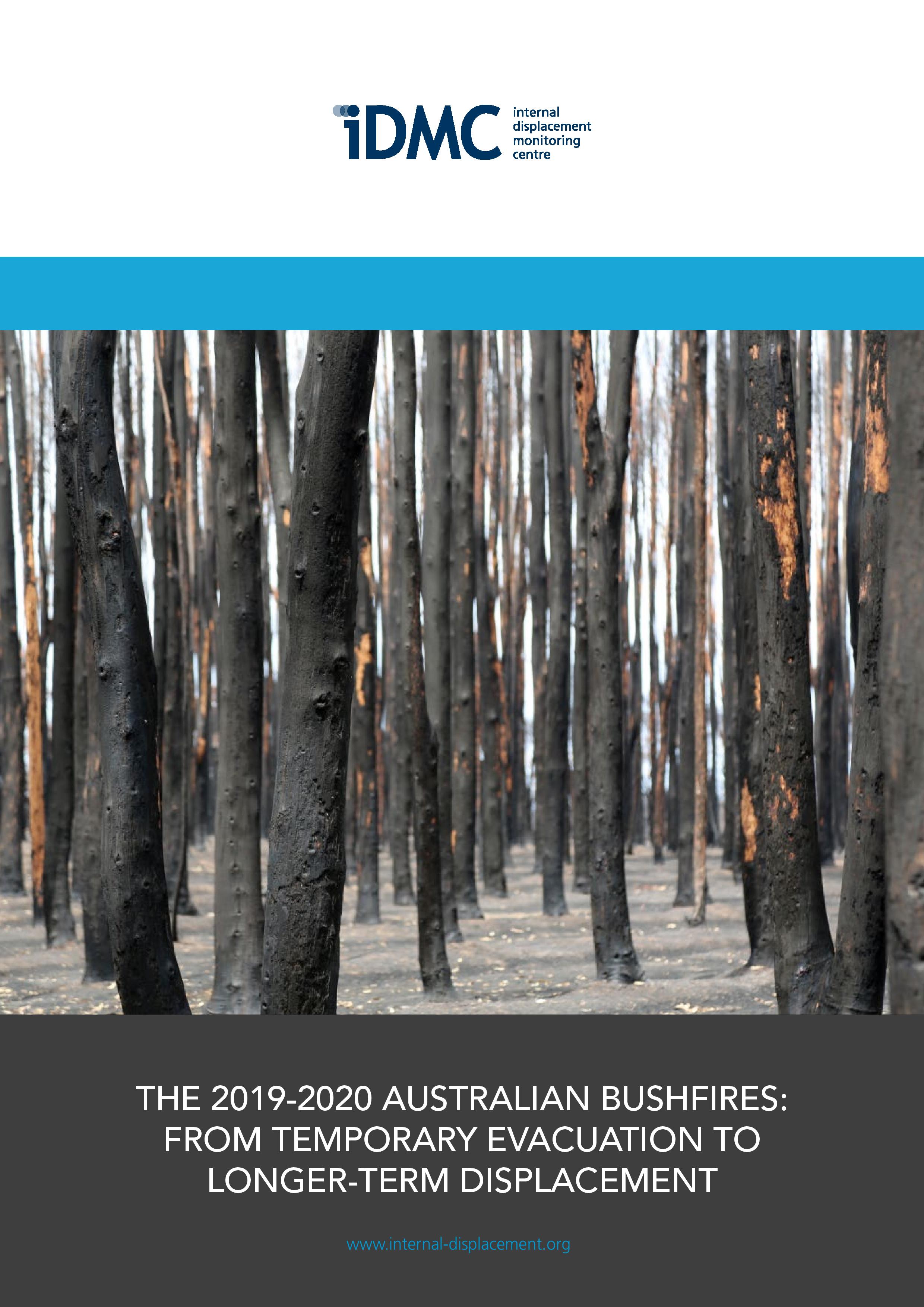 The 2019-2020 Australian bushfires: from temporary evacuation to longer-term displacement