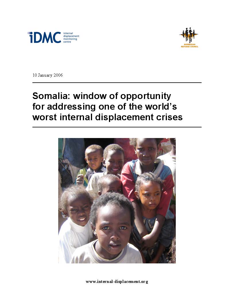 Somalia: window of opportunity for addressing one of the world’s worst internal displacement crises