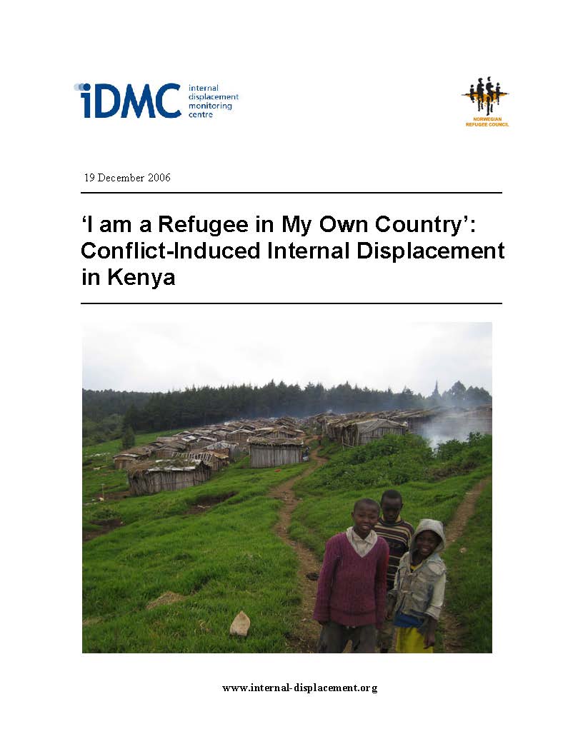 ‘I am a Refugee in My Own Country’: Conflict-Induced Internal Displacement in Kenya
