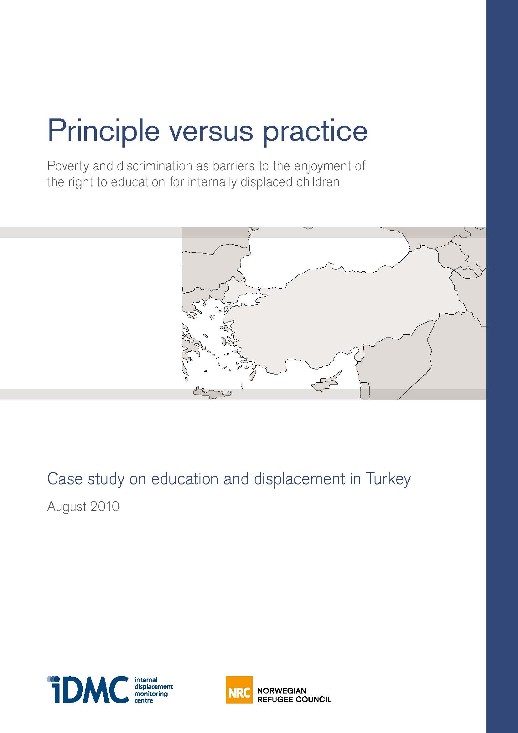 Principle Versus practice: Case study on education and displacement in Türkiye
