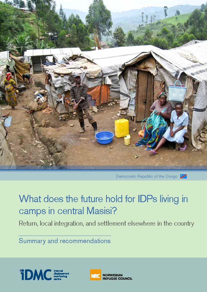 What does the future hold for IDPs living in camps in central Masisi?