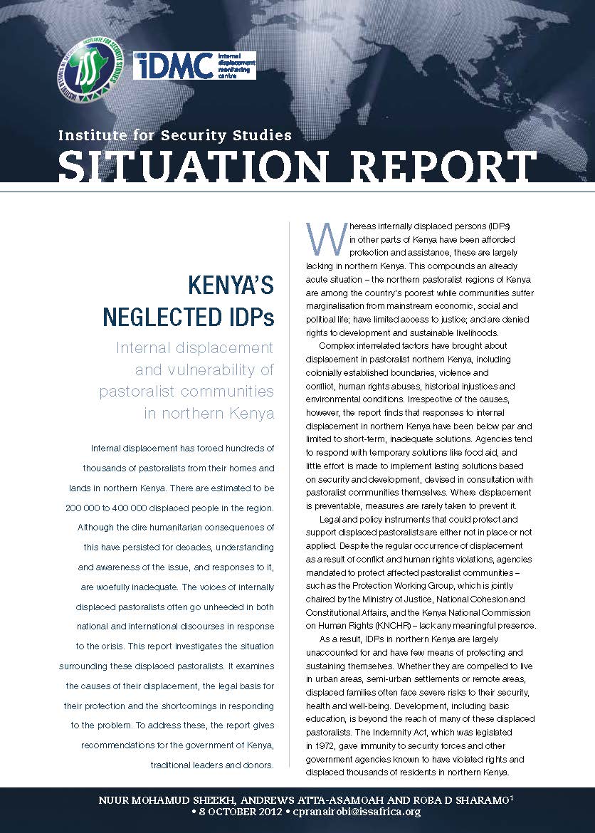 Internal displacement and vulnerability of pastoralist communities in northern Kenya